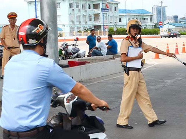 Đi xe thế chấp có bị xử phạt hay không?